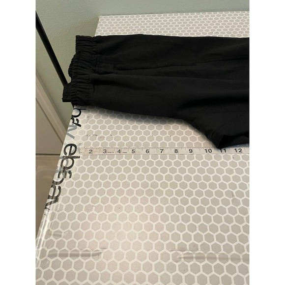 Paskho Pants Womens M Elastic Waist Athleisure Nylon Stretch Mid Rise Straight - Picture 5 of 7